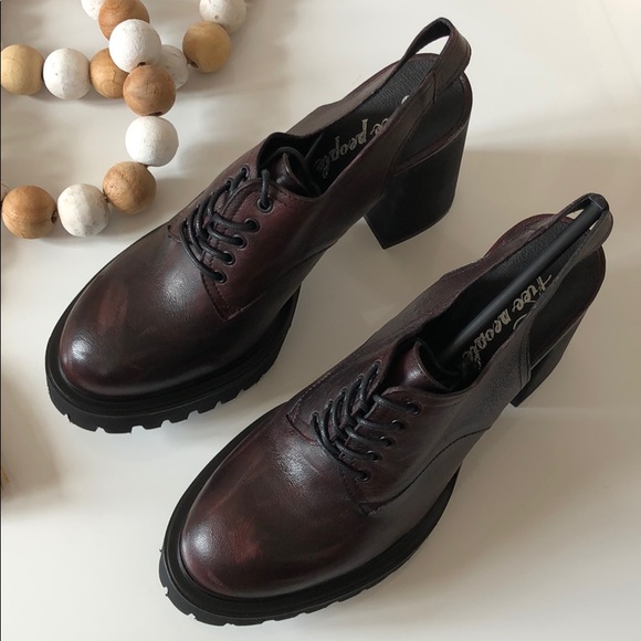 NWT Free People Salem Slingback Platform shoes - Picture 3 of 12